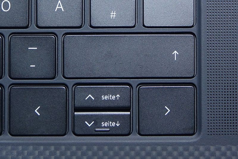 The left and right arrow keys no longer have a confusing dichotomy compared to previous generations of the XPS 15