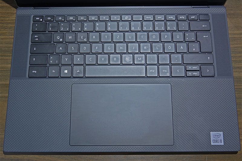 The keyboard of the DEll XPS 13 is very comfortable when typing