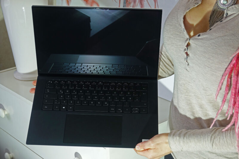 Despite its size, the Dell XPS 15 is still relatively light.